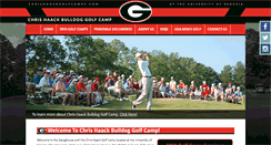 Desktop Screenshot of chrishaackgolfcamp.com