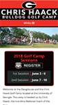 Mobile Screenshot of chrishaackgolfcamp.com